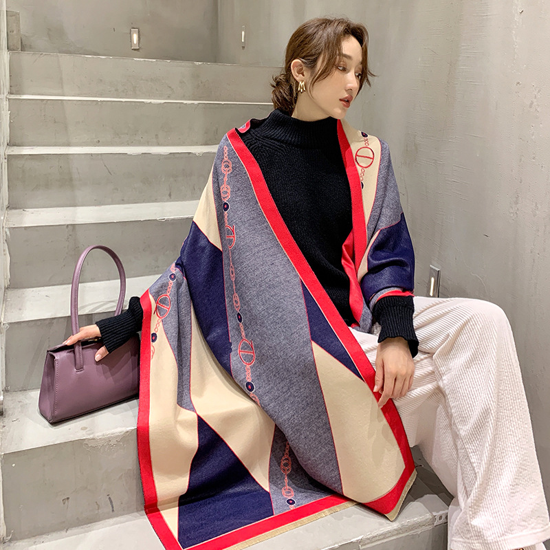 Moda Kaşmir Çift Taraflı Kalın Kadın Eşarp